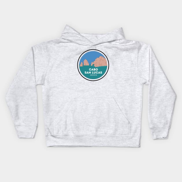 Cabo San Lucas Mexico Kids Hoodie by DiegoCarvalho